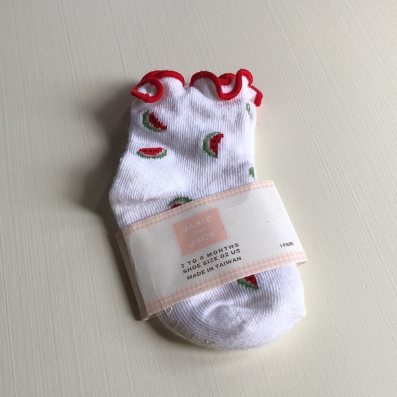 Janie And Jack | Booties + Baby Socks Bundle | 0-3 - Picture 7 of 15